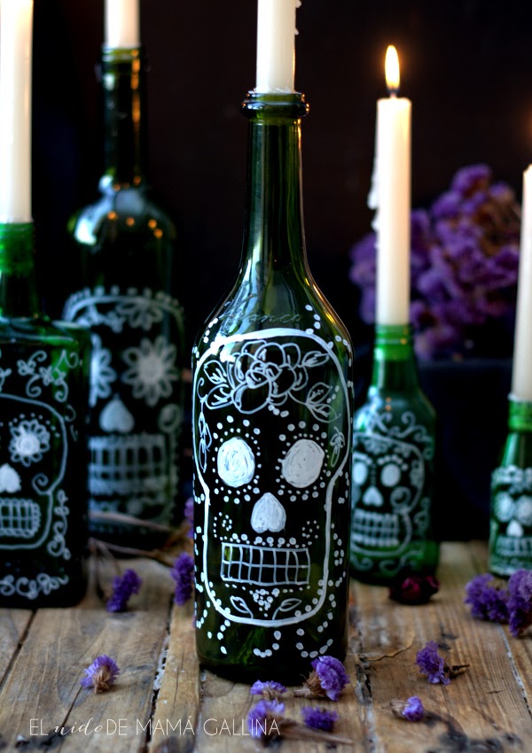 Botellas decoradas: un toque mexicano para tu fiesta
