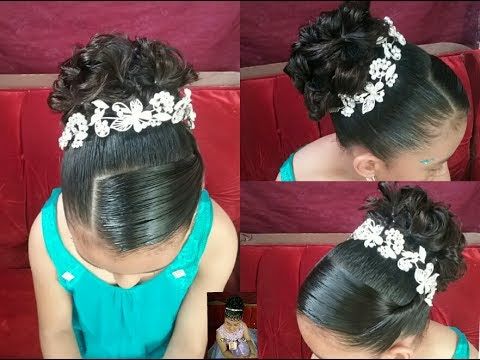 Chongos altos para niñas: Peinados elegantes y versátiles para bodas