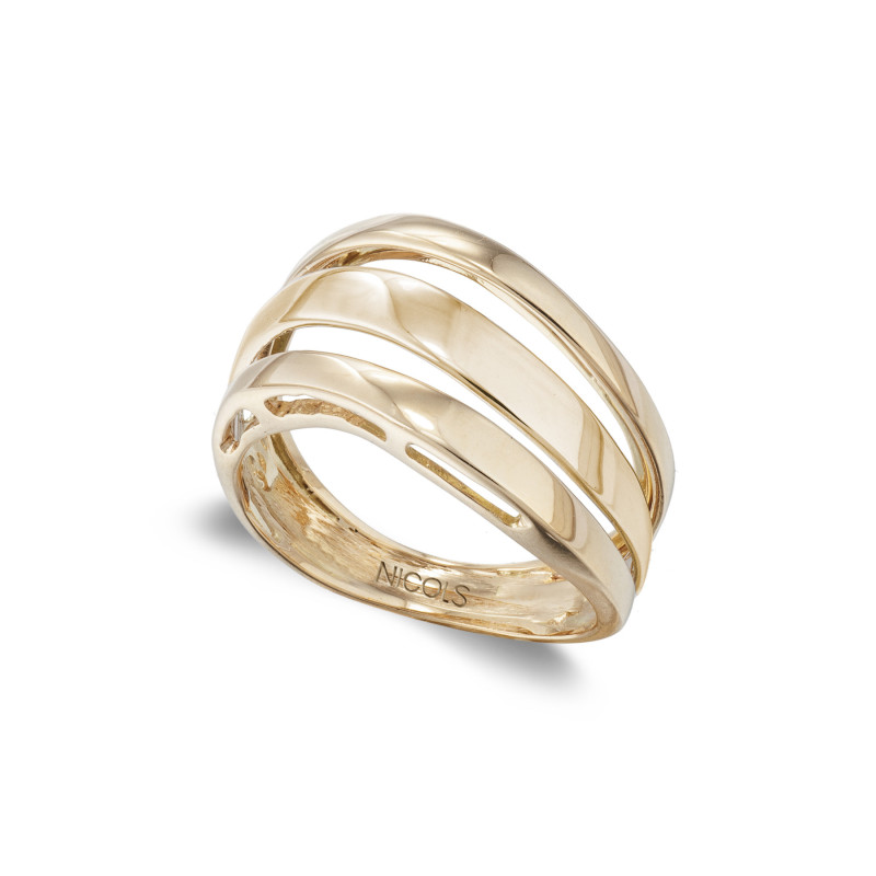 La elegancia atemporal de los anillos de matrimonio de oro liso