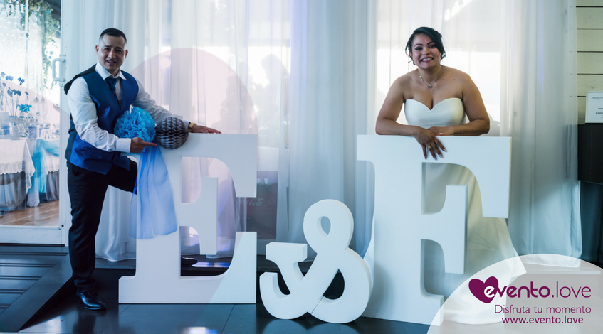 La tendencia del momento: alquiler de letras grandes para bodas
