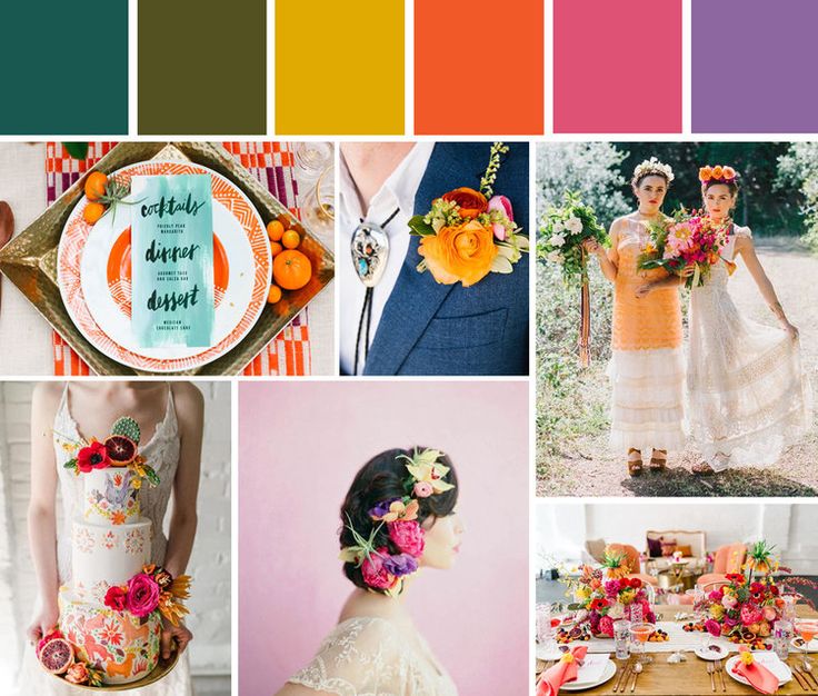 La vibrante paleta de colores típicos mexicanos: inspiración para tu boda